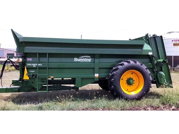 Bunning Lowlander 90 MK4 Manure - Spreader for sale — view 2