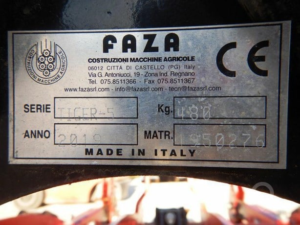 2019 Faza TIGER 5 Tillage - Cultivator for sale — view 5