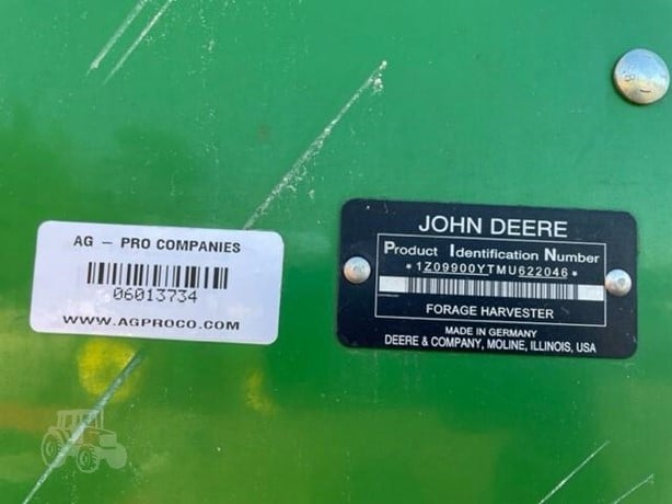 2022 John Deere Harvester - Forage for sale — view 2