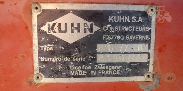 Kuhn Hay - Mower for sale — view 5