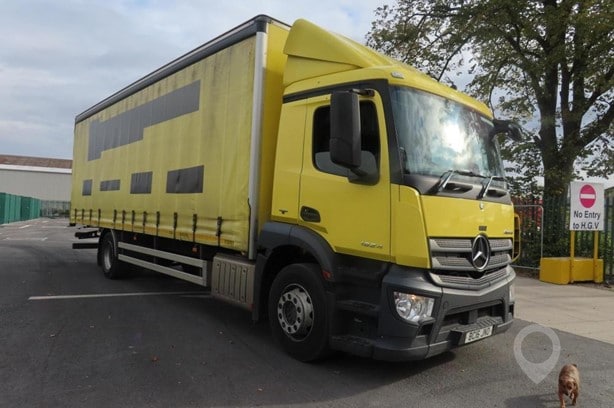 2016 Mercedes-Benz Antos 1827 Curtainside Truck for sale