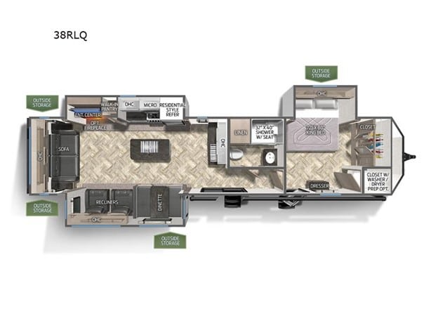 2023 Palomino Puma 38RLQ Park Model Home for sale — view 2