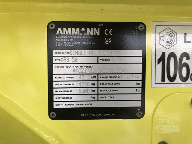 2024 Ammann ARS70PD Road - Compactor Padfoot for sale — view 3