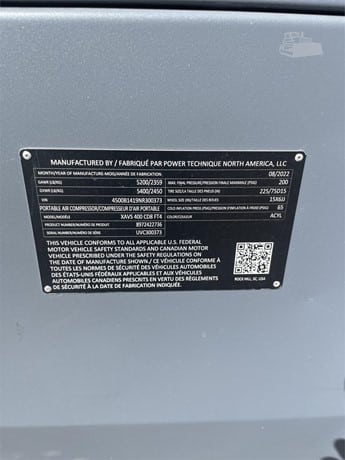 2022 Atlas Copco XAVS400CD Compressor - Mobile for sale — view 5