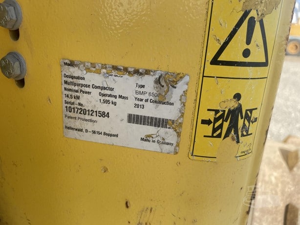 2013 Bomag BMP8500 Road - Compactor - Walk for sale — view 5