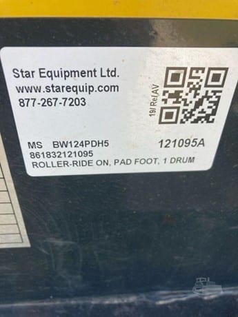 2016 Bomag Road - Compactor Padfoot for sale — view 2