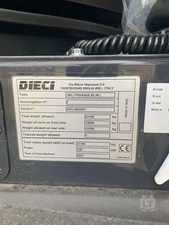2021 Dieci Pegasus 50.26 Telehandler for sale — view 4