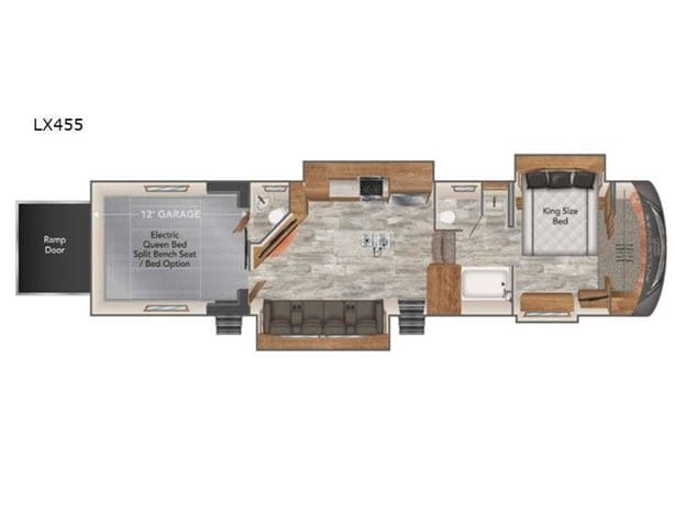 2022 DRV LX455 Toy Hauler - Fifth Wheel for sale — view 2