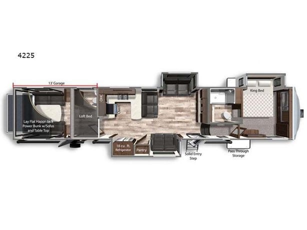 2022 Dutchmen Voltage 4225 Toy Hauler - Fifth Wheel for sale — view 2