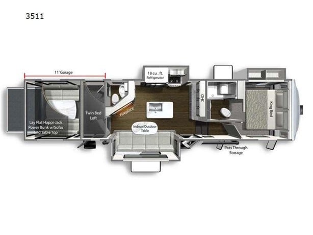 2023 Dutchmen Voltage Triton 3511 Toy Hauler - Fifth Wheel for sale — view 2