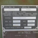 1989 Grove RT875CC Rough Terrain Crane for sale — view 2