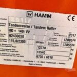 2018 Hamm HD 140IVV Road - Compactor - Drum for sale — view 3