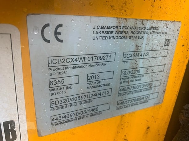 2013 JCB Loader - Backhoe for sale — view 5
