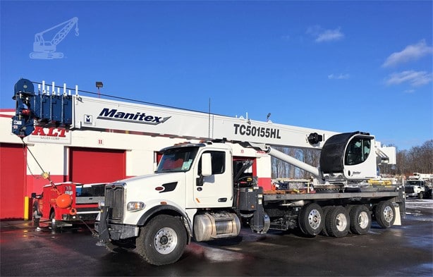 2019 Manitex TC50155SHL Boom Truck - Mounted for sale