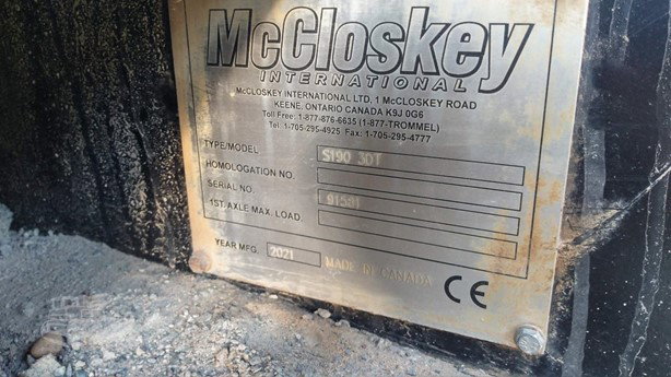 2021 Mccloskey S190 3DT Quarry - Screener for sale — view 4