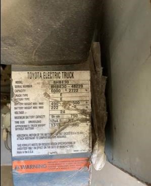 2017 Toyota 8HBE40 Pallet Truck for sale — view 4