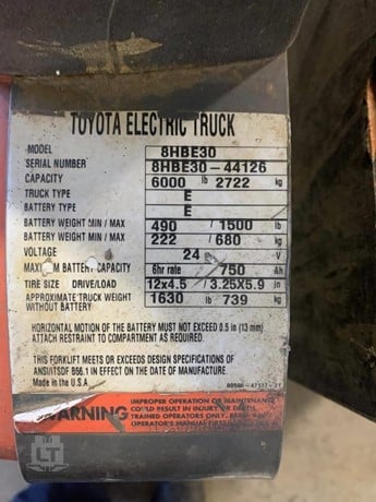 2014 Toyota 8HBE40 Pallet Truck for sale — view 5