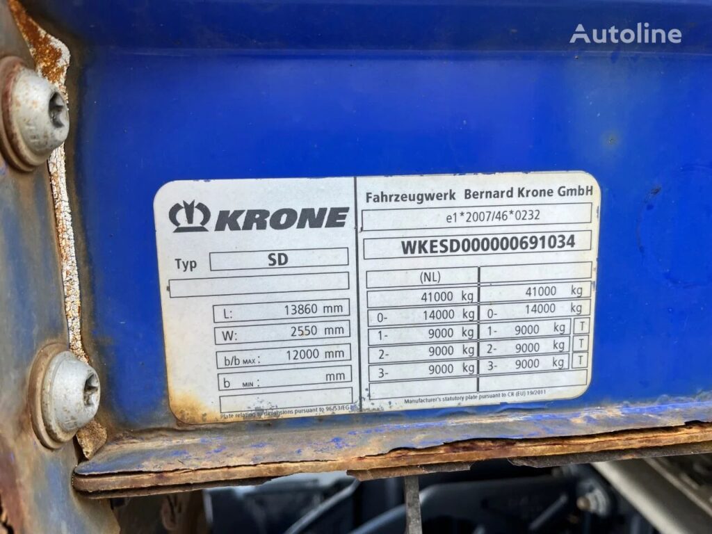 Krone Semi Trailer - Curtainside for sale — view 5