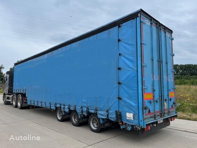 Nooteboom Trax Tieflader AUFLIEGER, HÔHE 800 MM Curtainside Semi Trailer for sale — view 2
