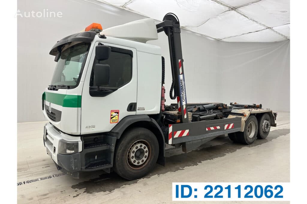 Renault 430 HAG Hook Lift Truck for sale