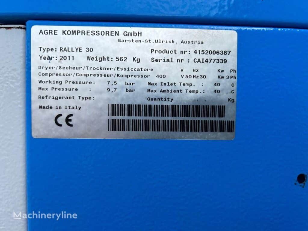 2011 Atlas Copco Compressor - Stationary for sale — view 4