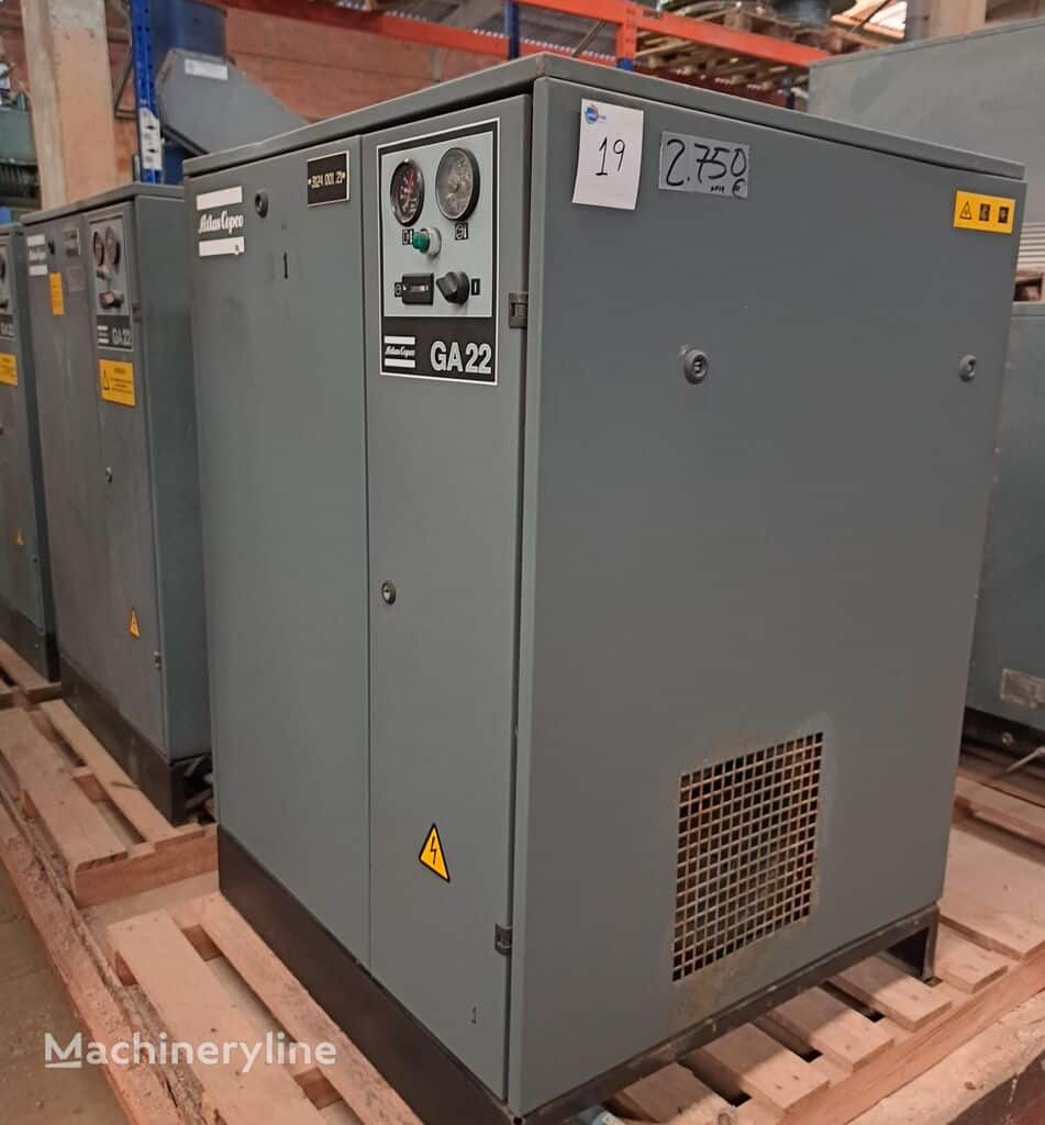 Atlas Copco GA 22 Compressor - Stationary for sale