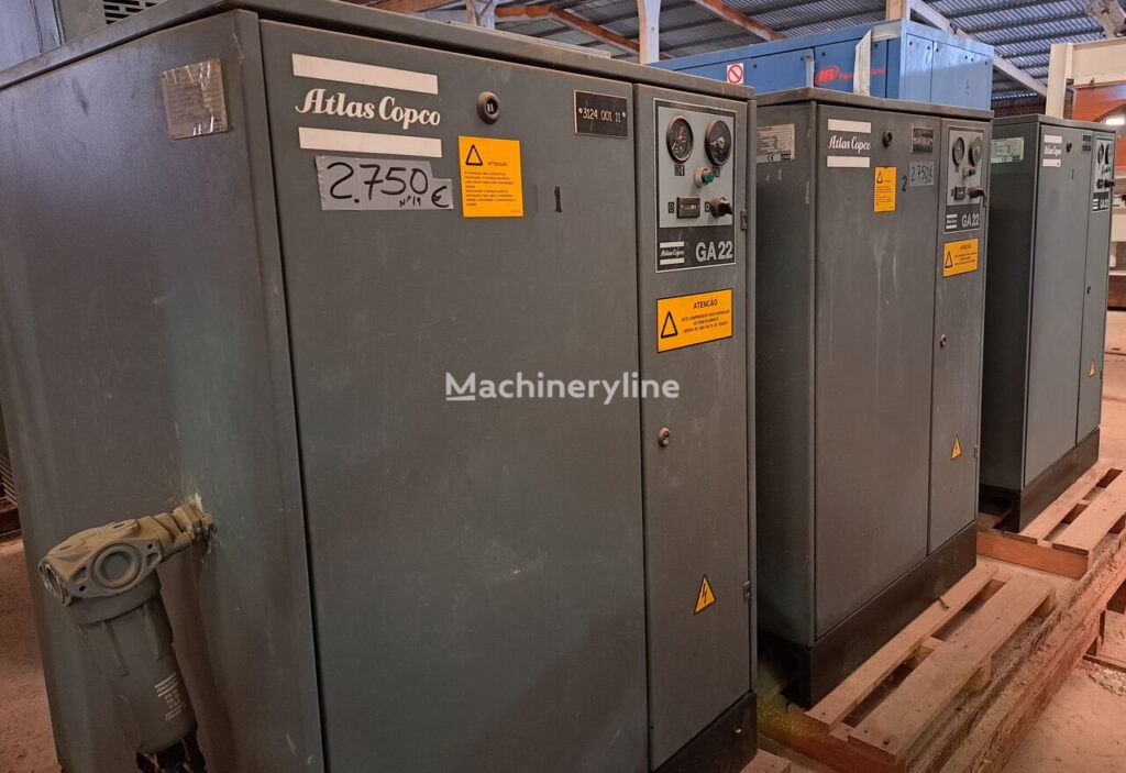 Atlas Copco GA 22 Compressor - Stationary for sale — view 2