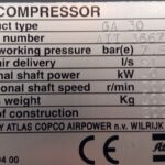 2000 Atlas Copco GA 30 FF Compressor - Stationary for sale — view 5