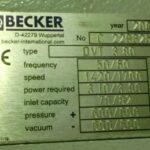 2008 Becker Compressor - Stationary for sale — view 2