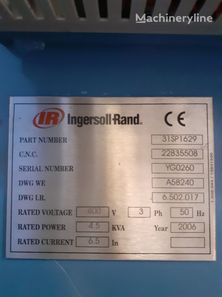 2006 Ingersoll Rand YG 0260 Compressor - Stationary for sale — view 2