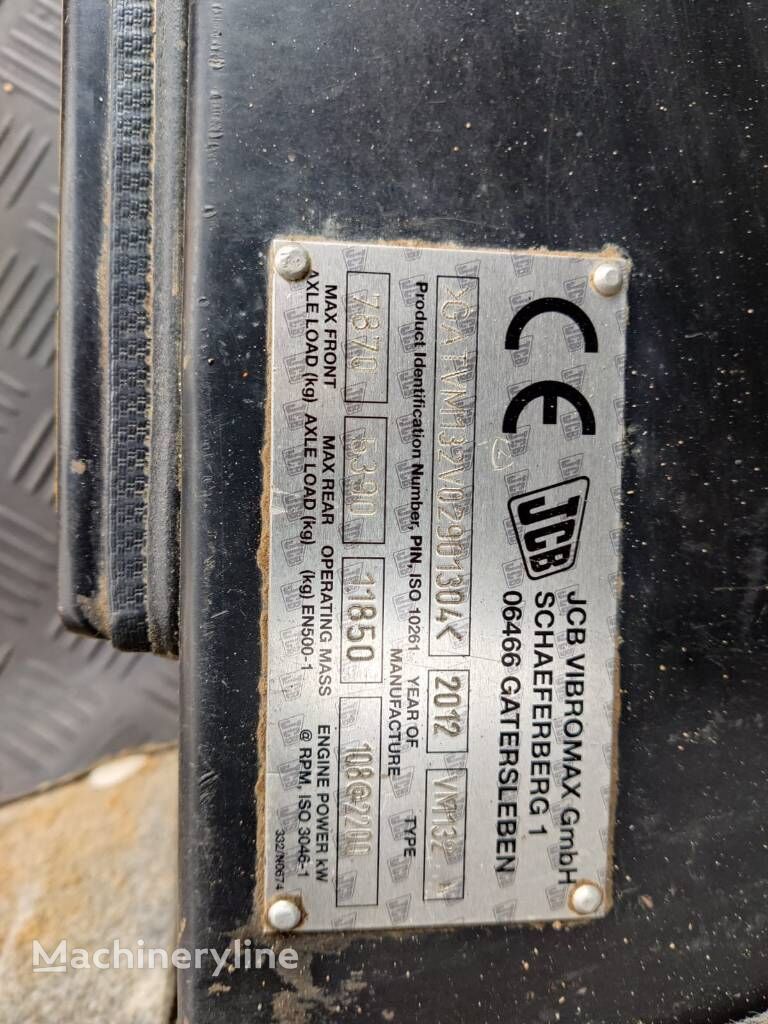 2012 JCB VM 132 Roller Road - Compactor - Drum for sale — view 2