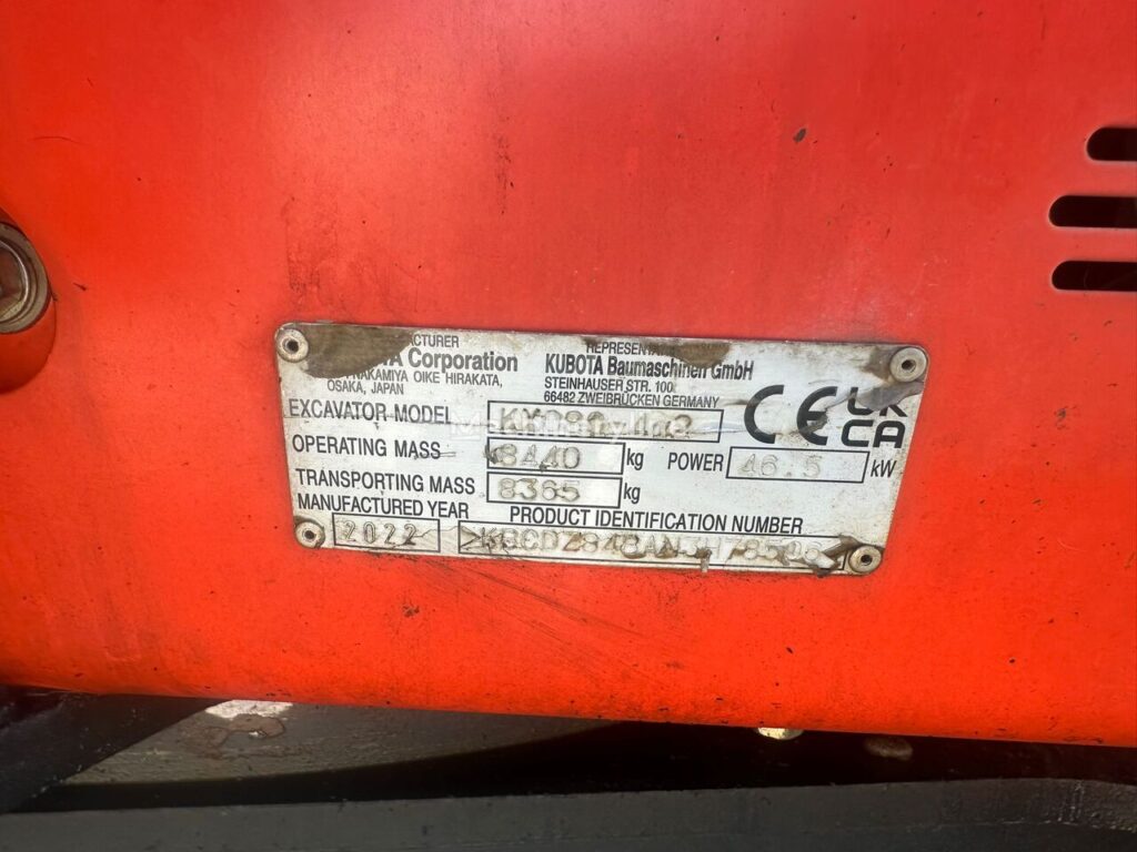 2022 Kubota Excavator - Mini for sale — view 2