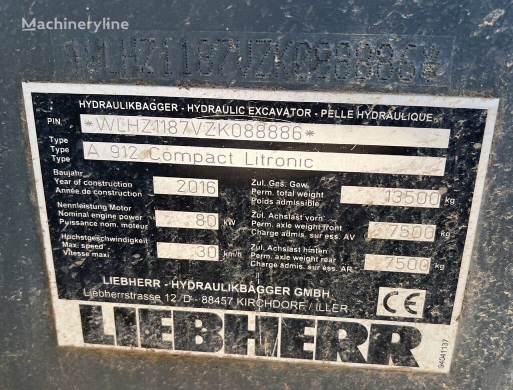 2016 Liebherr Excavator - Wheel for sale — view 5