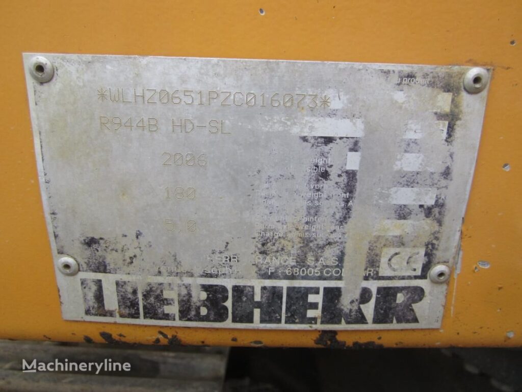 2006 Liebherr R944 Litronic Excavator - Tracked for sale — view 5
