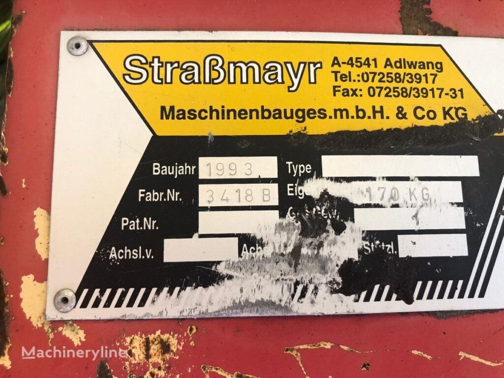 1993 Strassmayr R7500 Road - Asphalt Distributor for sale — view 4