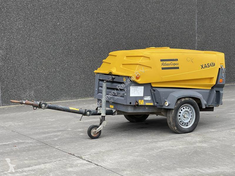 2011 Atlas Copco XAS 57 DD Compressor - Mobile for sale