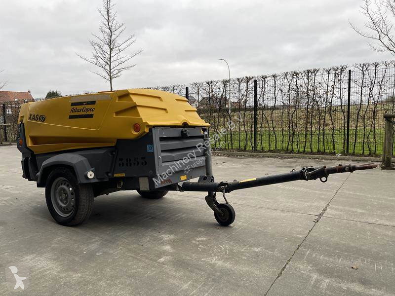 2011 Atlas Copco XAS 57 DD Compressor - Mobile for sale — view 3