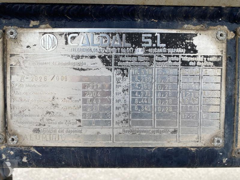 Caldal BCG-38-R-N Semi Trailer - Fuel Tank for sale — view 5