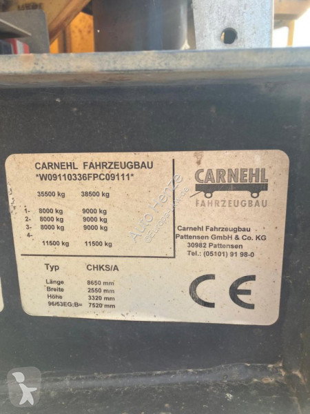 Carnehl Kippauflieger Semi Trailer - Tipping for sale — view 5