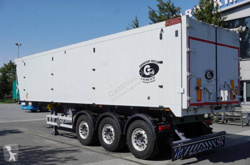 Gras Aluminum Tippe Semi Trailer - Tipping for sale — view 3