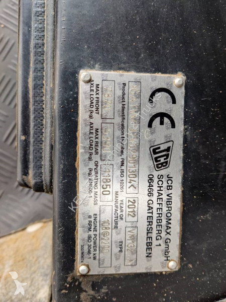 2012 JCB Road - Compactor - Drum for sale — view 2
