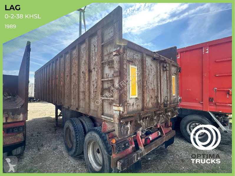 LAG 0-2-38 Khsl Semi Trailer - Tipping for sale