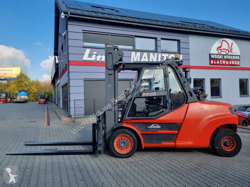 2011 Linde H80T-01-1100 F Gas Forklift for sale