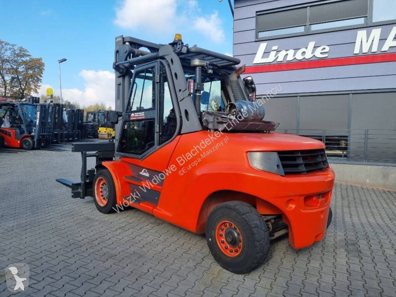 2011 Linde H80T-01-1100 F Gas Forklift for sale — view 3