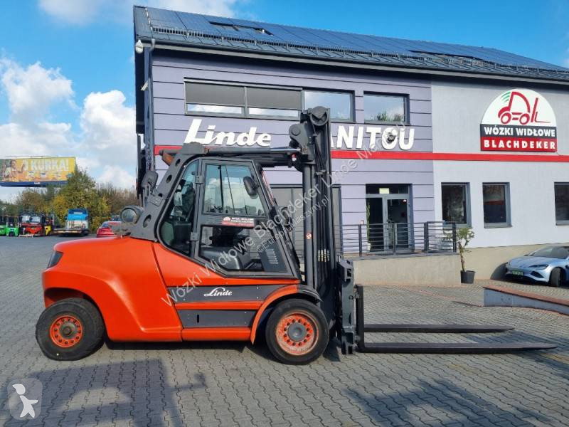 2011 Linde H80T-01-1100 F Gas Forklift for sale — view 4