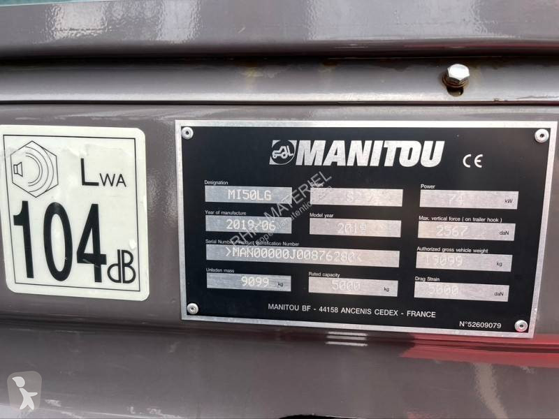 2019 Manitou MI50G Gas Forklift for sale — view 2