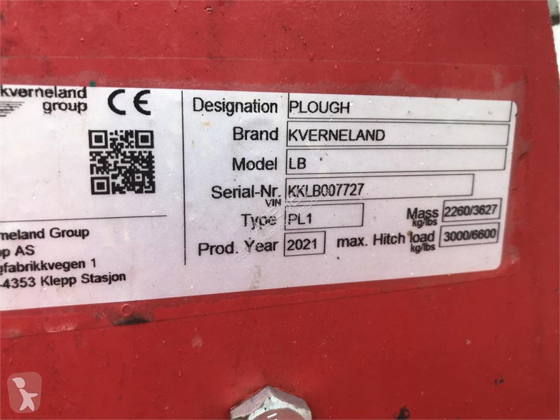 2021 Kverneland LB 5 Schaar ME Tillage - Plough for sale — view 2