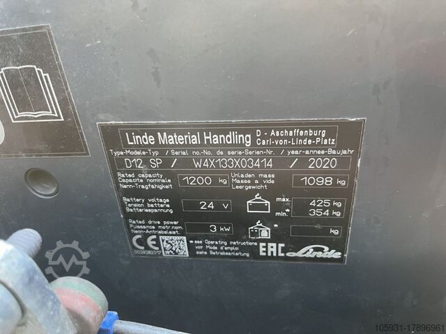 2020 Linde D12SP Pallet Truck for sale — view 4