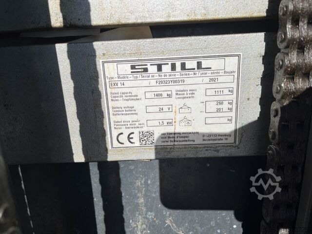 2021 Stertil EXV14 Pallet Truck for sale — view 4