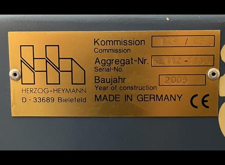 2005 Herzog Heyman KL 112 Folding Machine for sale — view 2